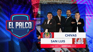 Chivas vs Atlético San Luis  EL PALCO  Jornada 17 Apertura 2024  Liga MX [upl. by Hachman]