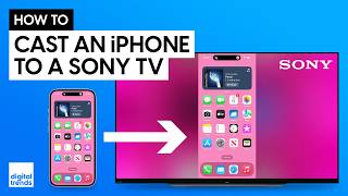 How to Screen Mirror or Cast iPhone to Sony TV [upl. by Elin]