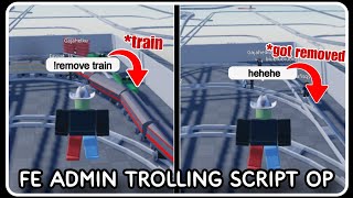 FE  Admin Trolling Script Hack  ROBLOX SCRIPTS  Remove All Items in Game [upl. by Andrus]