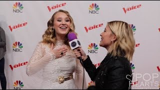 The Voice Finale Addison Agen Interview Team Adam Levine [upl. by Nosyd]