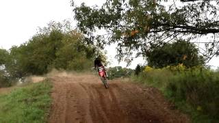 Darryn Durham CR 125 Backyard Track [upl. by Nerwal566]