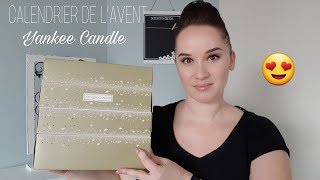 UNBOXING  CALENDRIER DE LAVENT YANKEE CANDLE 2018 [upl. by Dixie]