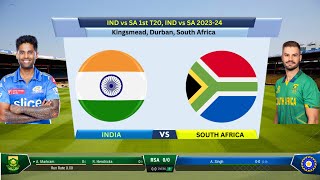 India Vs South Africa Live Match  2nd T20  IND vs SA live Cricket indvssa [upl. by Corri253]