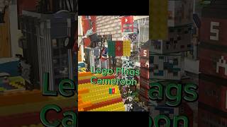 🇨🇲 How to LEGO Flag Cameroon 🇨🇲 Capital Yaoundé in Central Africa lego flags africa cameroon [upl. by Eita72]