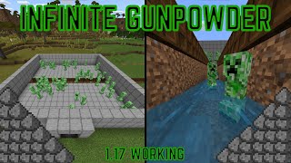 118 Infinite CreeperGunpowder Farm  Minecraft JavaBedrock [upl. by Claire]