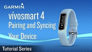 Garmin vivosmart 4 How to pair with computer amp fix the endless search [upl. by Zuliram439]