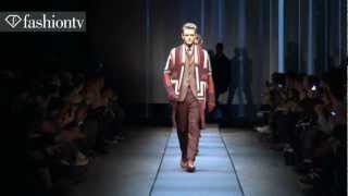 Canali Men FallWinter 201314  Milan Mens Fashion Week  FashionTV [upl. by Orrin]