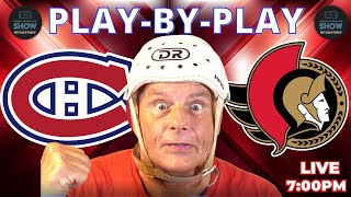 NHL GAME PLAY BY PLAY CANADIENS VS SENATORS [upl. by Chiles]