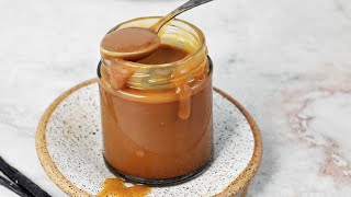 Vegan CARAMEL SAUCE That Is Easy To Make And Delicious [upl. by Eeltrebor]