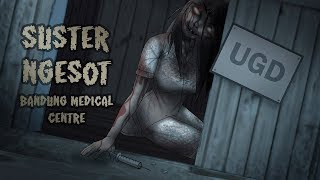 Teror Hantu Suster Ngesot Kartun Hantu amp Animasi Horor HORORMISTERI [upl. by Atteynod]