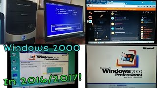 Making Windows 2000 work in 20162017 [upl. by Rucker963]