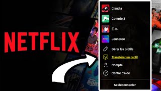 comment changer de profil netflix sur un autre compte [upl. by Terpstra923]