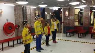 kidzaniaKuwait Fire Station كيدزانيا  الكويت [upl. by Lednik]