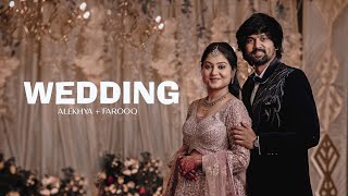 Alekhya  Farooq  Wedding Highlights  4k [upl. by Nairim300]