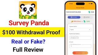 Earn Rewards With Survey Panda App  Survey Panda App Withdrawal Proof  Survey Panda Real or Fake [upl. by Engle]