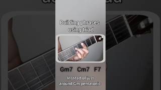 Building your phrases with TRIADS berkleecollegeofmusic guitar guitarplayer musica violão [upl. by Nibram961]