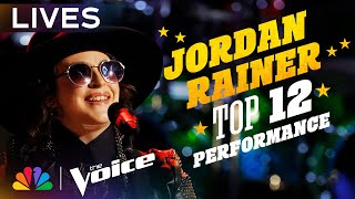 Jordan Rainer Performs quotStranger in My Housequot by Ronnie Milsap  The Voice Lives  NBC [upl. by Kcirdez]