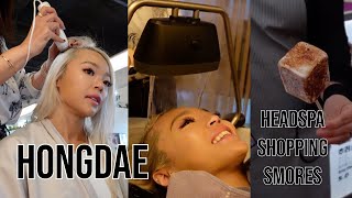 HONGDAE 15 step Head Spa scalp treatment in Eco Jardin IFBB bikini pro PEAK WEEK vlogs [upl. by Edlihtam893]