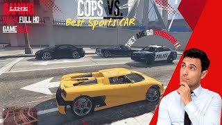 Taking on Police Chases in Grand Theft Auto V HighOctane Gameplay  GAMING LINE [upl. by Concettina]