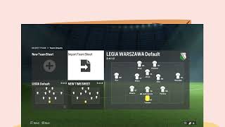 How to create and import Team Sheets in EA SPORTS FC 24 [upl. by Enimzaj]