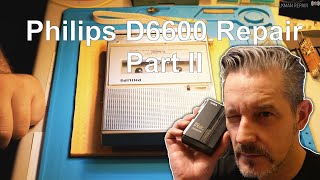 Philips D 6600 Kassetten Rekorder  Reparatur amp Restauration  Teil 2 [upl. by Isoj]