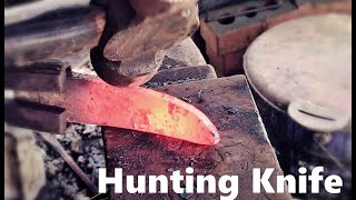 Making a hunting knife from scrap metal [upl. by Sualkin]