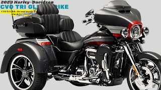 CVO Tri Glide The Most Premium ThreeWheeled Motorcycle  2023 HarleyDavidson CVO Tri Glide Trike [upl. by Atsillak]