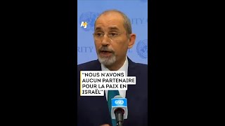 La Jordanie condamne la position proguerre d’Israël [upl. by Dolorita]