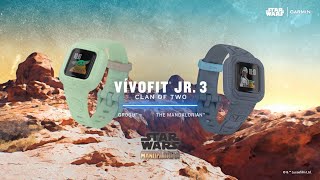 Garmin  vívofit jr 3  The Mandalorian and Grogu Designs [upl. by Htebsil140]