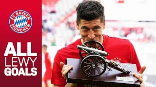 ALL of Robert Lewandowskis Bundesliga Goals 201819 [upl. by Massab]