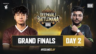 Deepavali BattleMania 2024  HINDI  Grand Finals D2  BGMI  Ft IQOO SouL Carnival 8Bit etc [upl. by Colan2]