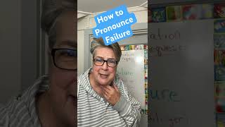 How to Pronounce Failure esl english pronunciation speakenglish [upl. by Ytirahs]