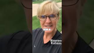 Jake Pauls Mom ROASTS Mike Tyson miketyson jakepaul shorts [upl. by Nolahs401]