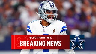 Dak Prescott expected to miss multiple weeks with injured hamstring [upl. by Costin714]