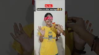 Before vs after marriage🤣🤪 LeenaCharantwins funnyshorts comedyshorts funnyshorts funnyvideos [upl. by Jeremiah]