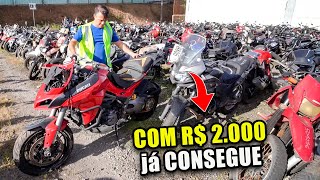 COM R 2000 já CONSEGUE COMPRAR MOTO NO LEILÃO [upl. by Jimmie912]