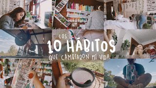 10 HÁBITOS QUE MEJORARON MI VIDA  organización productividad y amor propio 🌿 [upl. by Eustis505]