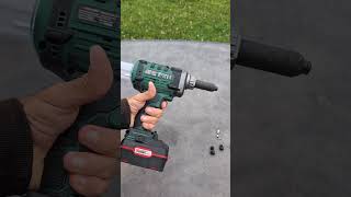 LIDL pistolet à rivets 20v PARKSIDE PBNSG 20Li A1 X20VTEAM rivet gun akkublindnietsetzgerät [upl. by Tanah224]