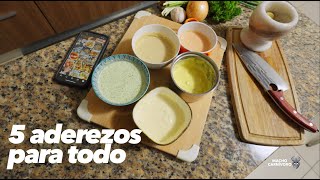 5 Aderezos para todo  Salas para comida rápida [upl. by Dedric296]