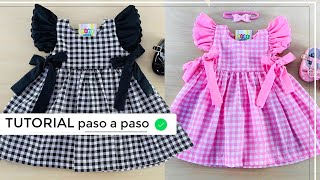 DIY Como hacer vestidos para niñas hermoso [upl. by Noach936]