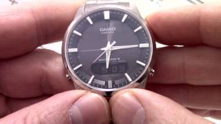 Часы Casio WAVE CEPTOR LCWM170D1A  Инструкция как настроить от PresidentWatchesRu [upl. by Sigismundo]