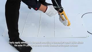 How to install flexible solar panels [upl. by Acinorahs907]