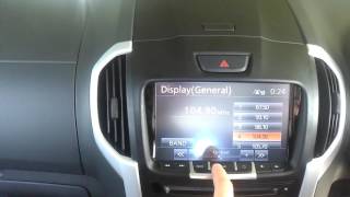 HiTV 2016 Isuzu DMAX MUX GPS Navigation upgrade [upl. by Cassella]