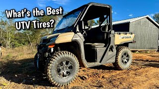 CFMOTO UFORCE 1000 Best 4x4 All Terrain Tires for UTV  Trail Testing [upl. by Yrokcaz]