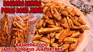 BASRENG KERING PEDAS DAUN JERUK TAHAN LAMA‼️IDE BISNIS 2021 YANG BIKIN JUALAN ONLINE LARIS [upl. by Aihtibat]