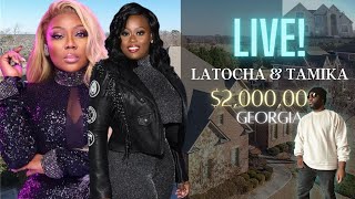 Tamika Scott and Latocha Scott House Tour  LIVE With The Real Estate Insider [upl. by Ahseiuqal]