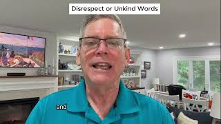 Disrespect or Unkind Words [upl. by Ithnan]