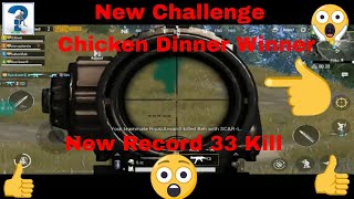 How to Get Weapon Master in pubg mobile with chicken dinner Hindi Record 33 kill Howtobyak [upl. by Leonhard977]