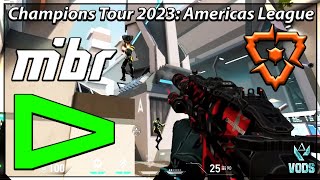 LOUD vs MIBR All Maps  Valorant Champions Tour 2023 Americas League [upl. by Sairahcaz]