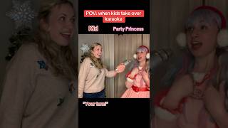 POV when kids take over karaoke karaoke lastchristmas pov shorts [upl. by Raimes368]